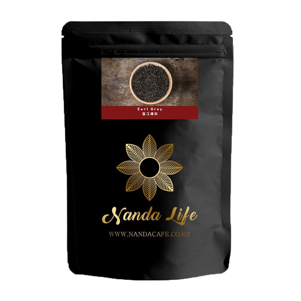 Nanda Life Premium Earl Grey Black Tea 50 Tea Bags Pure Bergamot Scented Tea for Healthy Daily Wellness Habit